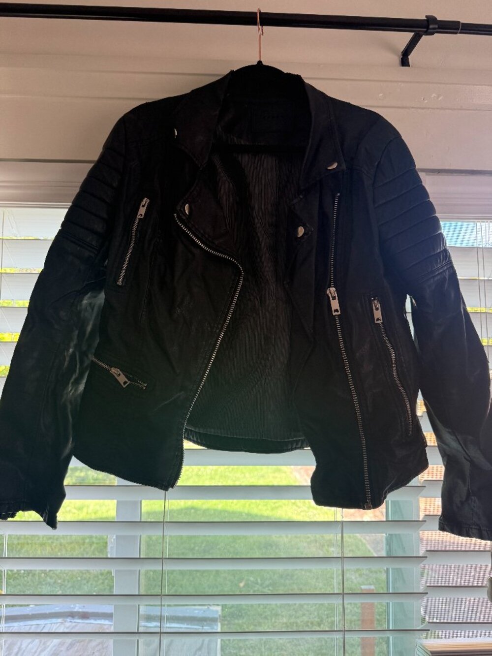 BLANKNYC Leather Moto Jacket